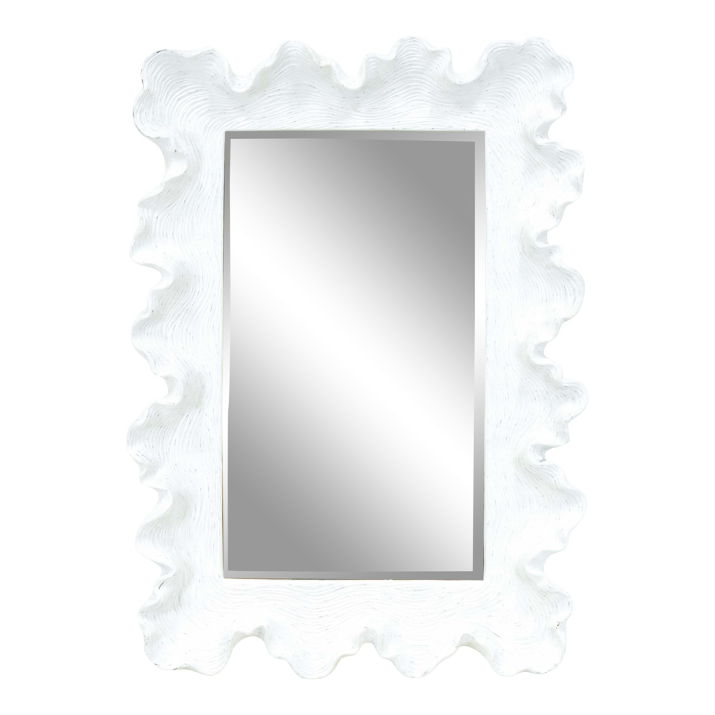 BALLARD DESIGNS Atoll Rectangular Mirror in Antique White | Grandview  Mercantile