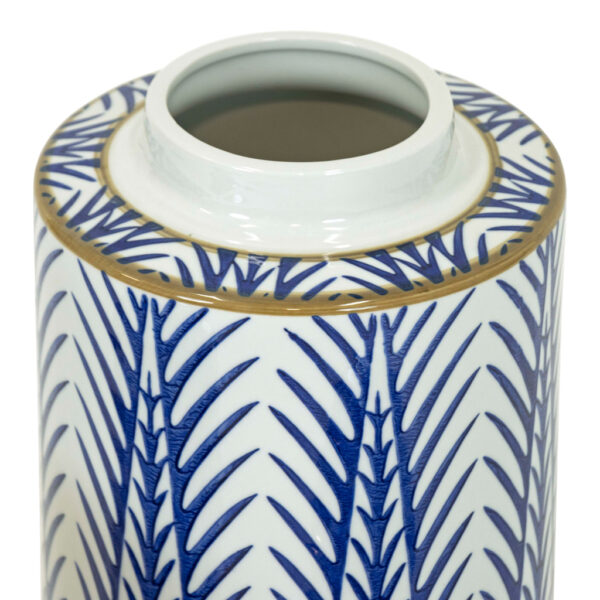Set of 3 WILDWOOD Blue Fronds Canisters - Image 3