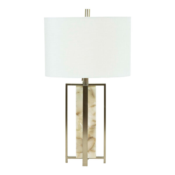 New STYLECRAFT Abyaz Marble and Steel Table Lamp | Grandview Mercantile