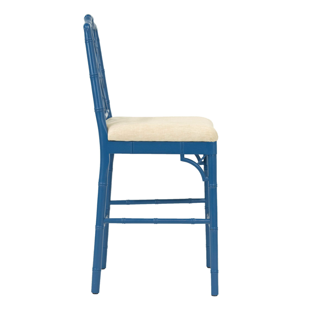 Set of 3 BALLARD DESIGNS Dayna Counter Stools in Blue Grandview