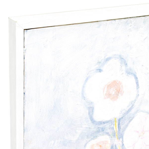 ED SHUTTLEWORTH “White Still Life” Original Oil and Acrylic on Canvas - Image 2