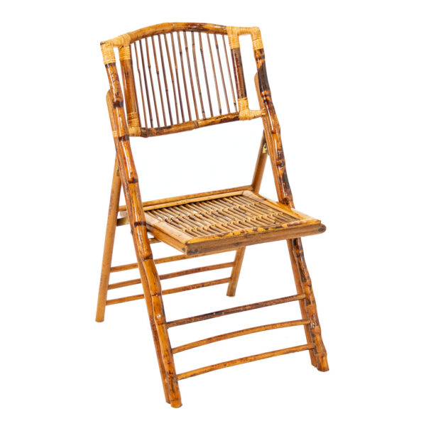 Set of 4 Bamboo Folding Chairs - Image 4