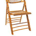 Set of 4 Bamboo Folding Chairs - Image 3