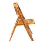 Set of 4 Bamboo Folding Chairs - Image 5