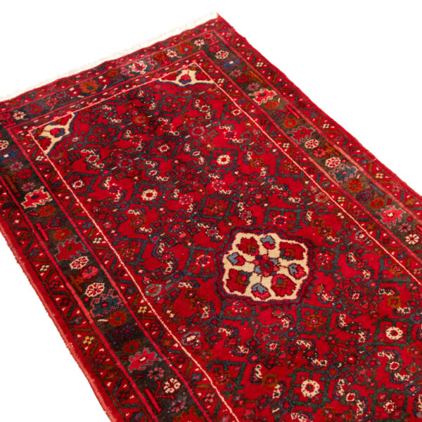 Vintage 3’3” x 5’5” Persian Mahal Hand Knotted Wool Rug - Image 1