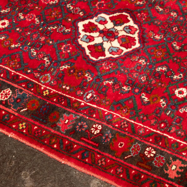 Vintage 3’3” x 5’5” Persian Mahal Hand Knotted Wool Rug - Image 4