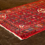 Vintage 3’3” x 5’5” Persian Mahal Hand Knotted Wool Rug - Image 5