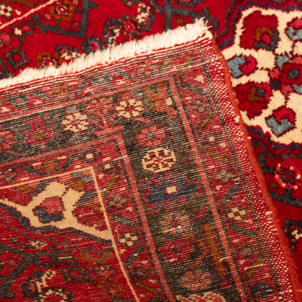 Vintage 3’3” x 5’5” Persian Mahal Hand Knotted Wool Rug - Image 7