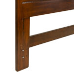 Vintage HENREDON King Size Campaign Style Headboard - Image 3