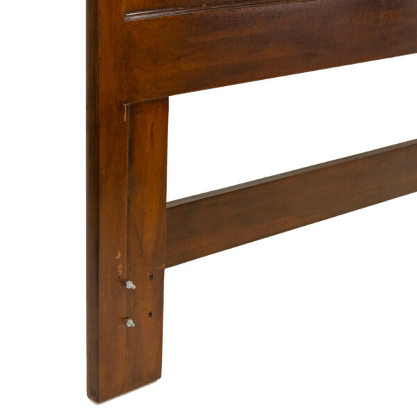 Vintage HENREDON King Size Campaign Style Headboard - Image 3