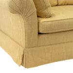 Camelback Loveseat in Buttercream Moiré - Image 6