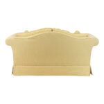 Camelback Loveseat in Buttercream Moiré - Image 7