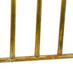 Victorian Full Size Brass and Hand Painted Porcelain Poster Bed - Image 6