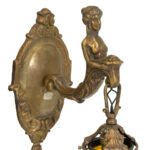 Reproduction TIP GALLE Blown Cameo Glass Wall Sconce - Image 2