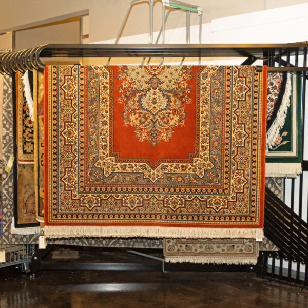 6’7” x 9’8” Power Loomed Persian Tabriz Wool Rug - Image 2