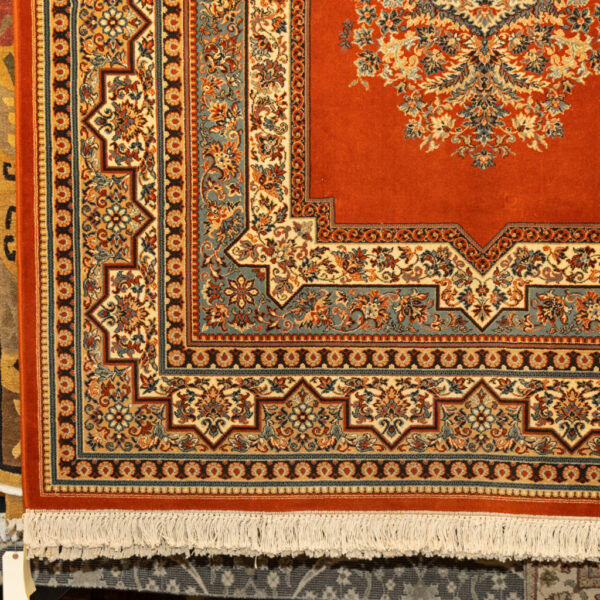 6’7” x 9’8” Power Loomed Persian Tabriz Wool Rug - Image 5