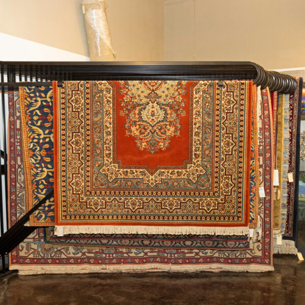 6’7” x 9’8” Power Loomed Persian Tabriz Wool Rug - Image 6