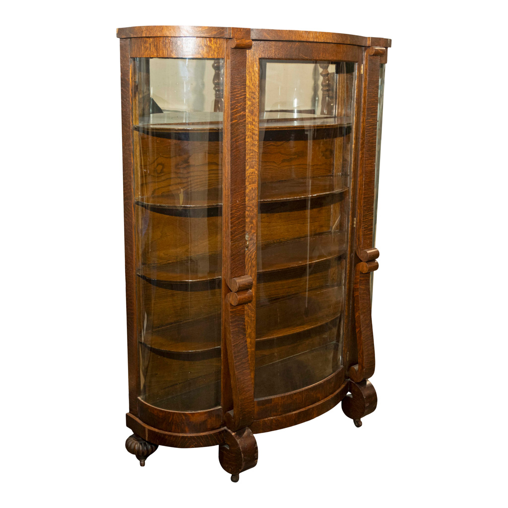 Amish Made Shaker Style Cherry China Cabinet Grandview Mercantile