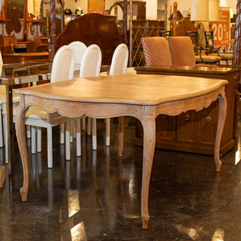 Photo inspiration: French Country Antique Dining Set Reference: Vintage French Provincial Dining Table With Cerused Finish