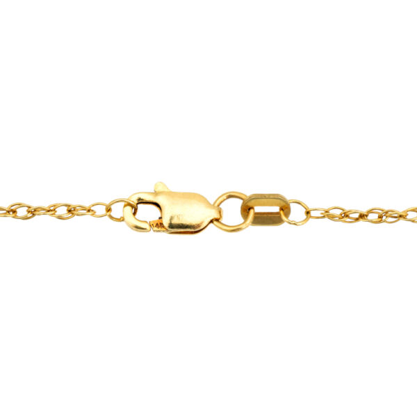 0.49 Total Carat “Shimmering” Diamond Pendant Necklace in 14 Karat Gold - Image 5