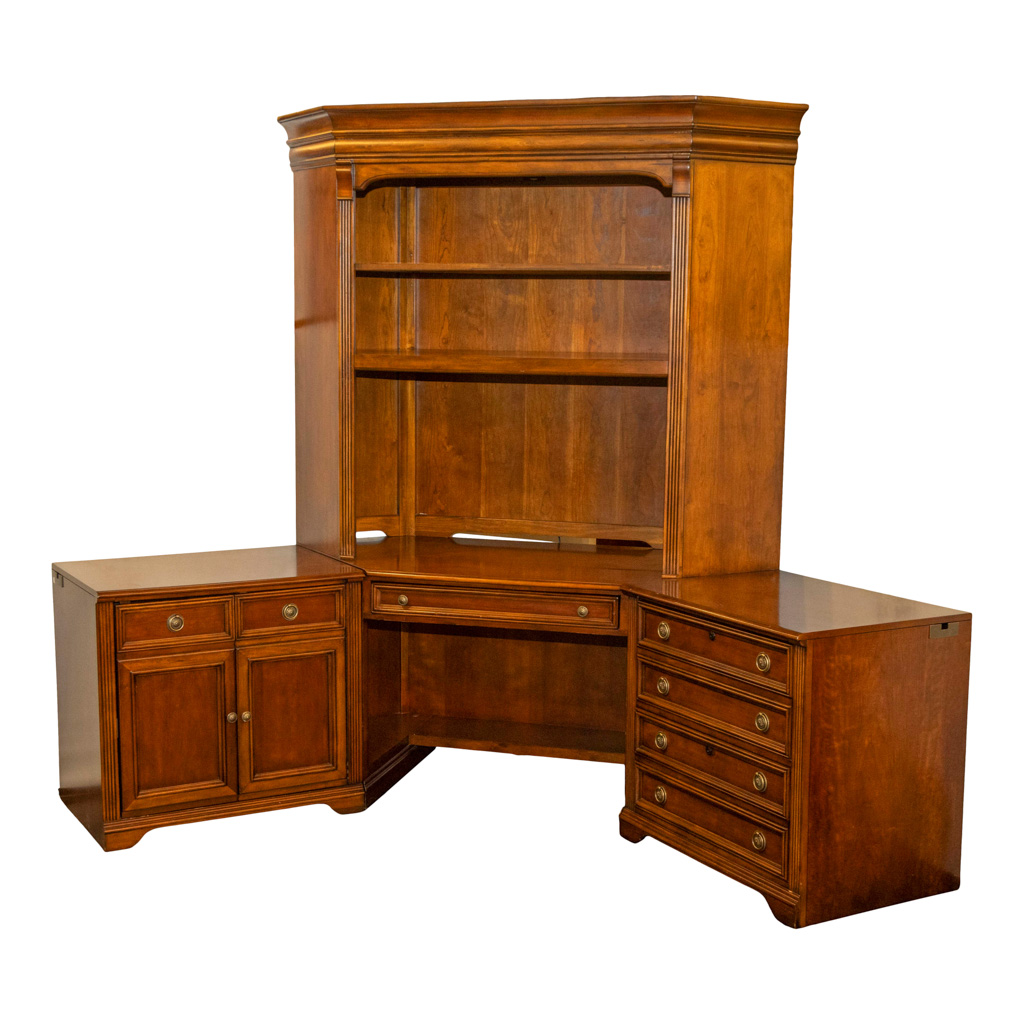 HOOKER FURNITURE 4 Piece Brookhaven Corner Desk | Grandview Mercantile