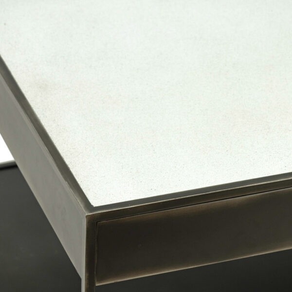 RESTORATION HARDWARE Gramercy Iron Coffee Table - Image 3