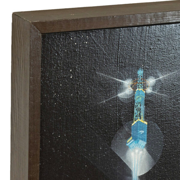 DANNY GILLIES “Space” Original Painting on Canvas - Image 3
