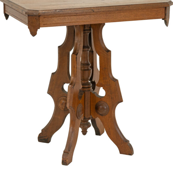 Victorian Walnut Parlor Table - Image 3