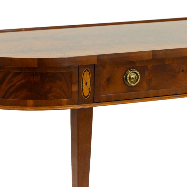 HEKMAN Copley Place Mahogany Demilune Sofa Table | Grandview Mercantile