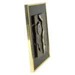 Brass and Agate Wall Art - Image 3
