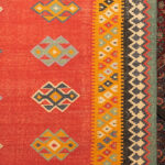 NEW 4’10” x 9’5” MALTI RUGS Kilim Triple Stitched Wool Rug - Image 5