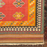 NEW 4’10” x 9’5” MALTI RUGS Kilim Triple Stitched Wool Rug - Image 4