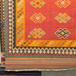 NEW 4’10” x 9’5” MALTI RUGS Kilim Triple Stitched Wool Rug - Image 3