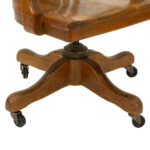 Vintage Oak Banker’s Chair - Image 3