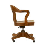 Vintage Oak Banker’s Chair - Image 4