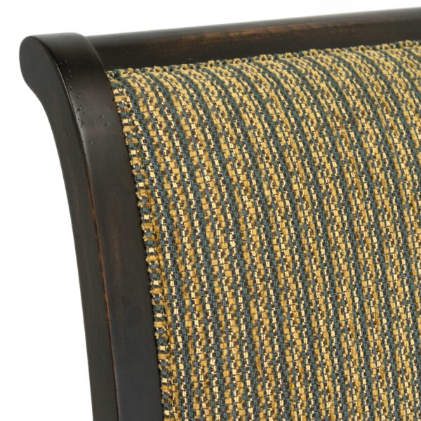 FAIRFIELD CHAIR CO. Wood Framed Armchair in Distressed Black - Image 3