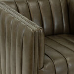ELM AND IRON Addison Swivel Chair in Deacon Wolf Leather - Image 3