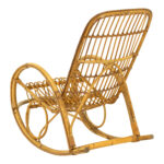 Vintage Mid Century FRANCO ALBINI Bamboo Rocker - Image 5