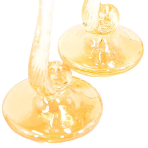 BRIONI 5 Piece Hand Blown Art Glass Set with Decanter and 4 Glasses - Image 7
