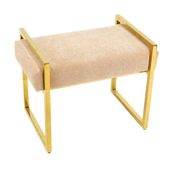 Z GALLERIE Clara Accent Stool in Kenley Chenille - Image 1