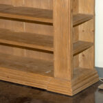 Pine Console with Shelves and Column Details - Image 5