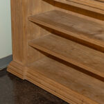 Pine Console with Shelves and Column Details - Image 3