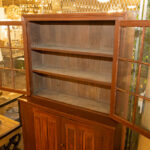 Antique Farmhouse Cabinet with Original Glass - Image 5