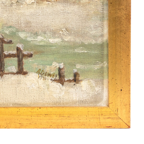 Original Painting of Snowy Landscape - Image 3