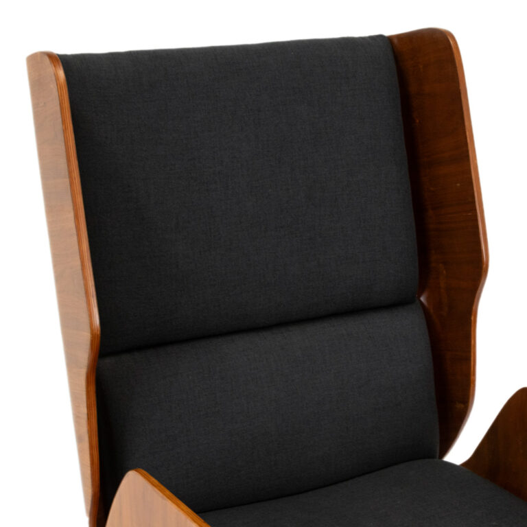 GUS MODERN Elk Chair in Walnut and Dark Grey | Grandview Mercantile