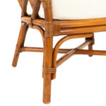Pair of HENRY LINK Chinese Chippendale Rattan Chairs - Image 4