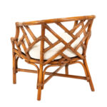 Pair of HENRY LINK Chinese Chippendale Rattan Chairs - Image 7