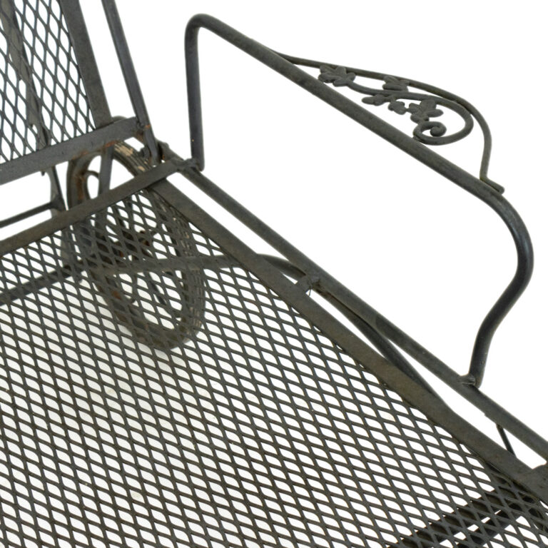 Vintage Wrought Iron Chaise Lounge | Grandview Mercantile