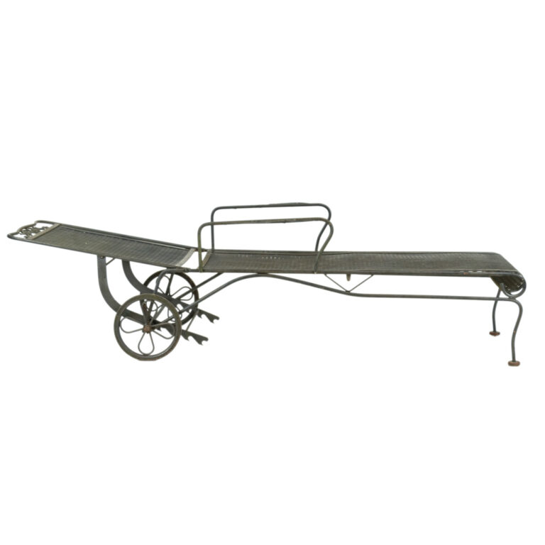Vintage Wrought Iron Chaise Lounge | Grandview Mercantile
