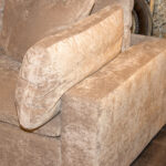 3 Piece Plush Down-Filled Sectional Sofa in Hearth Cement Brushed Woven Upholstery - Image 7